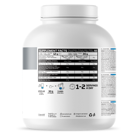 PROTEINA WHEY OSTROVIT: CHOCOLATE DREAM 2000G