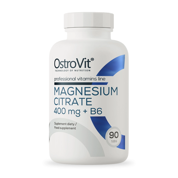 magesion citrate 400 + b6 CITRATO DE MAGNESIO 400 MG + B6 90 TABS